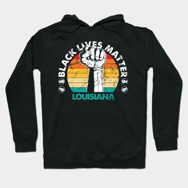 Louisiana black lives matter political protest Hoodie by Jannysingle